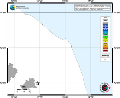 Mappa EMS - territori comuni