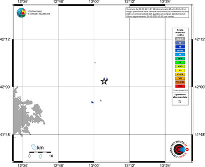 Mappa MCS - territori località