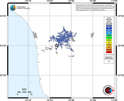 Mappa MCS - territori località