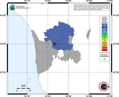 Mappa MCS - territori comuni