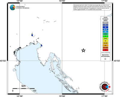Mappa EMS - territori località