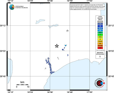 Mappa MCS - territori località