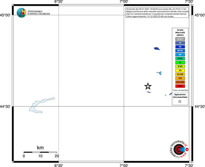 Mappa MCS - territori località
