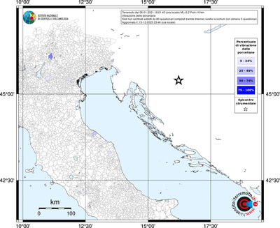 Mappa territorio comunale con almeno 3 questionari