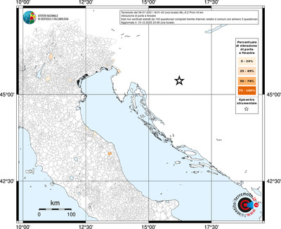 Mappa territorio comunale con almeno 3 questionari