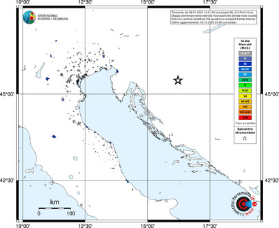 Mappa MCS - territori località