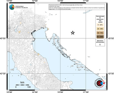 Mappa territorio comunale con almeno 3 questionari