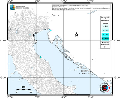 Mappa territorio comunale con almeno 3 questionari
