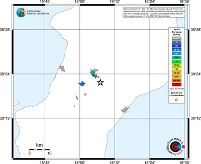 Mappa EMS - territori località