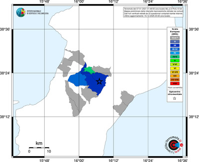 Mappa EMS - territori comuni