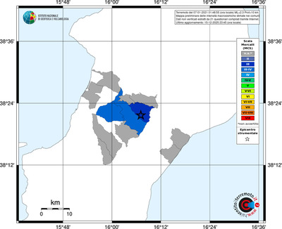Mappa MCS - territori comuni