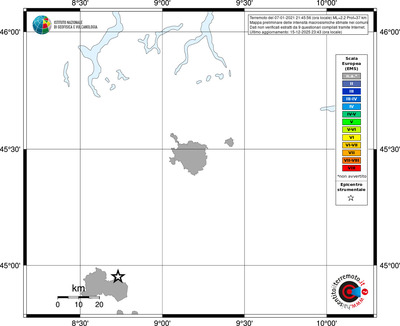 Mappa EMS - territori comuni