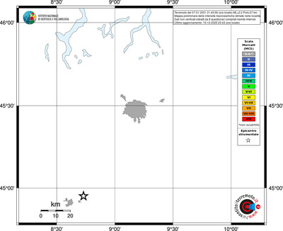 Mappa MCS - territori località