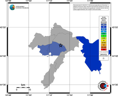 Mappa MCS - territori comuni