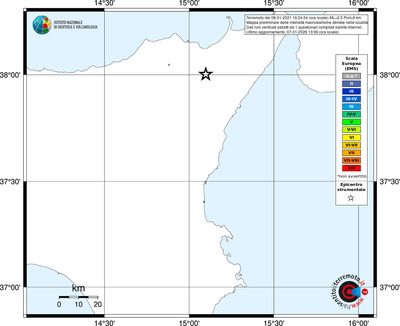 Mappa EMS - territori località