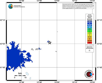 Mappa MCS - territori località