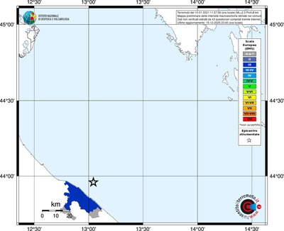 Mappa EMS - territori comuni