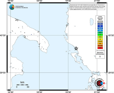 Mappa MCS - territori delle località