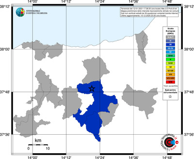 Mappa EMS - territori comuni