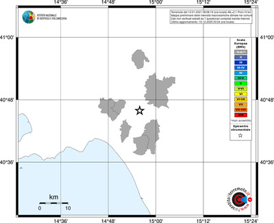 Mappa EMS - territori comuni