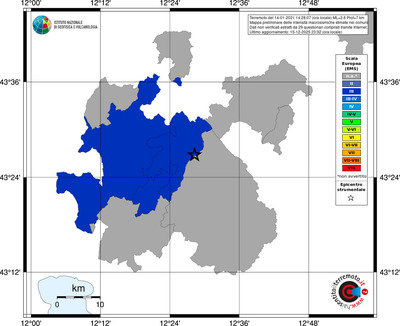 Mappa EMS - territori comuni