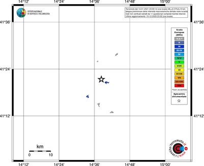 Mappa EMS - territori località