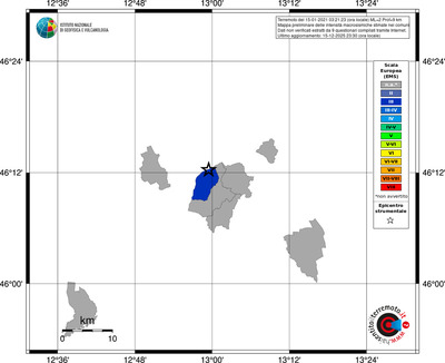 Mappa EMS - territori comuni