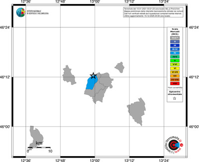 Mappa MCS - territori comuni