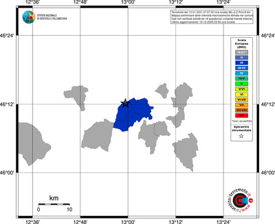 Mappa EMS - territori comuni