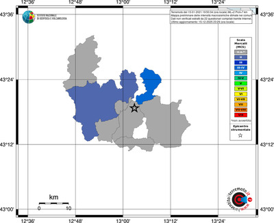 Mappa MCS - territori comuni