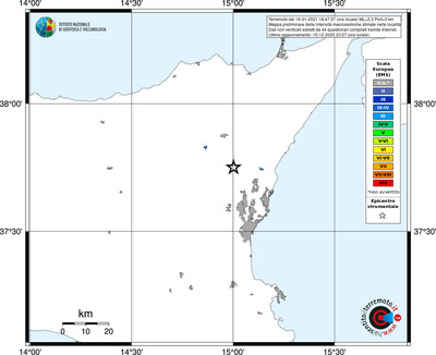 Mappa EMS - territori località