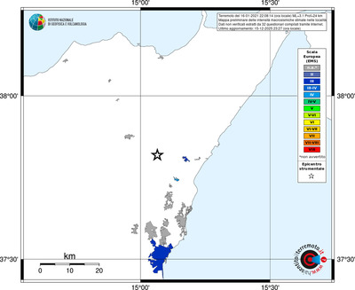Mappa EMS - territori località