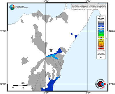 Mappa EMS - territori comuni