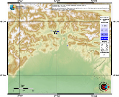 Mappa comuni con almeno 3 questionari
