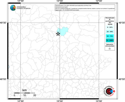Mappa territorio comunale con almeno 3 questionari