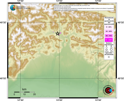 Mappa comuni con almeno 3 questionari