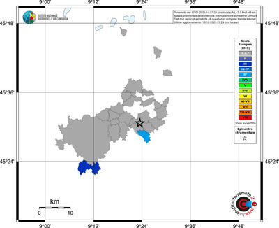 Mappa EMS - territori comuni