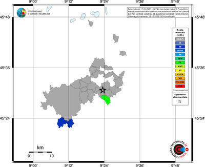 Mappa MCS - territori comuni