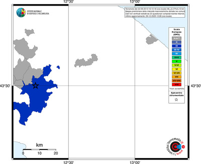Mappa EMS - territori comuni