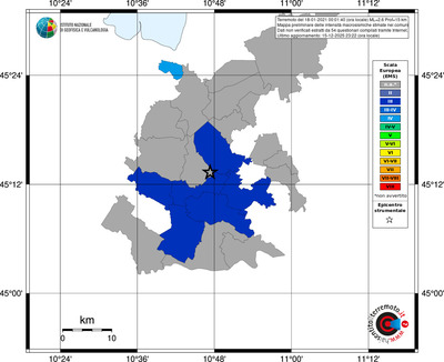 Mappa EMS - territori comuni