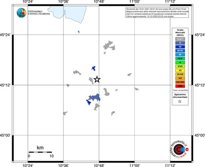 Mappa MCS - territori località