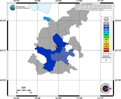 Mappa MCS - territori comuni