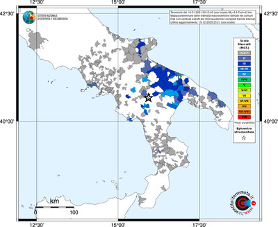 Mappa MCS - territori comuni