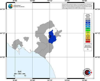 Mappa MCS - territori comuni