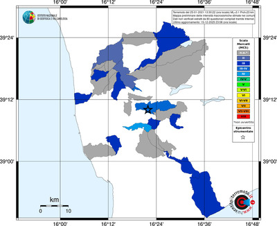 Mappa MCS - territori comuni