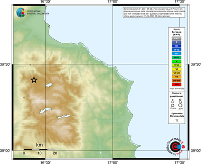 Mappa EMS - località