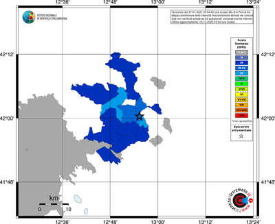 Mappa EMS - territori comuni
