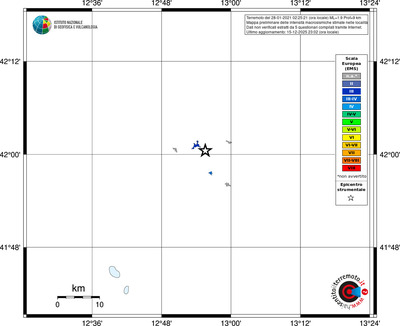 Mappa EMS - territori località
