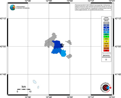 Mappa MCS - territori comuni