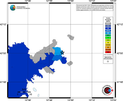 Mappa EMS - territori comuni